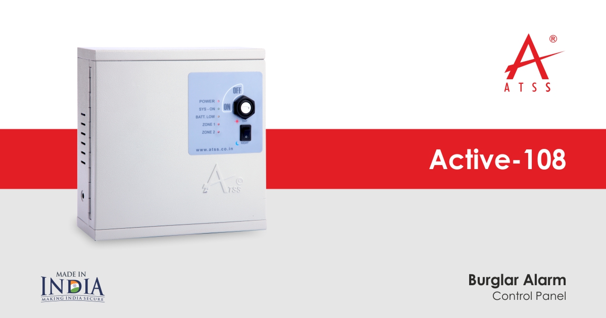 Burglar Alarm, Security Alarm for Home or Small Business, Active 108